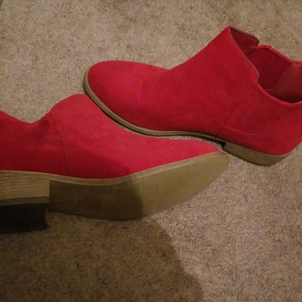 Cute Red Booties